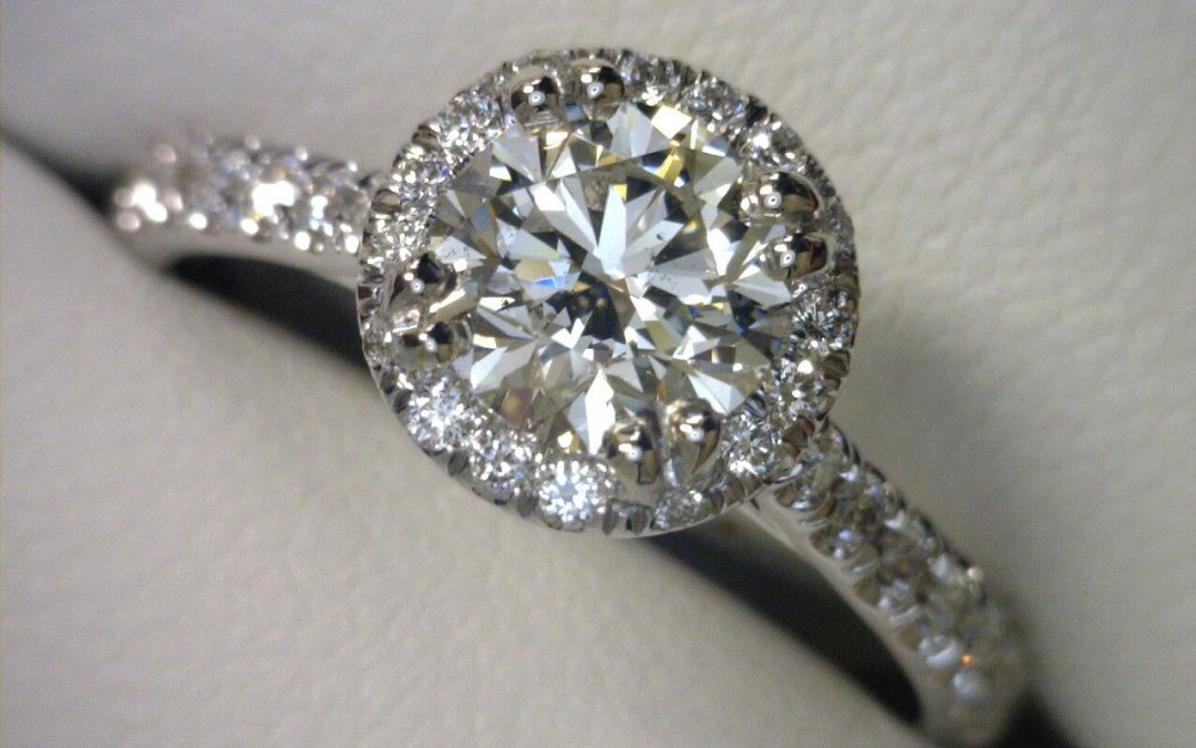 2 Ct. Princess Cut Natural Diamond Double Row Pave Halo Natural Diamonds  Engagement Ring (GIA Certified) | Diamond Mansion